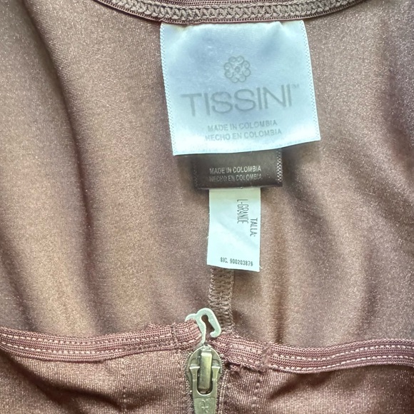 Tissini brown shapewear size L 422 - Picture 3 of 3